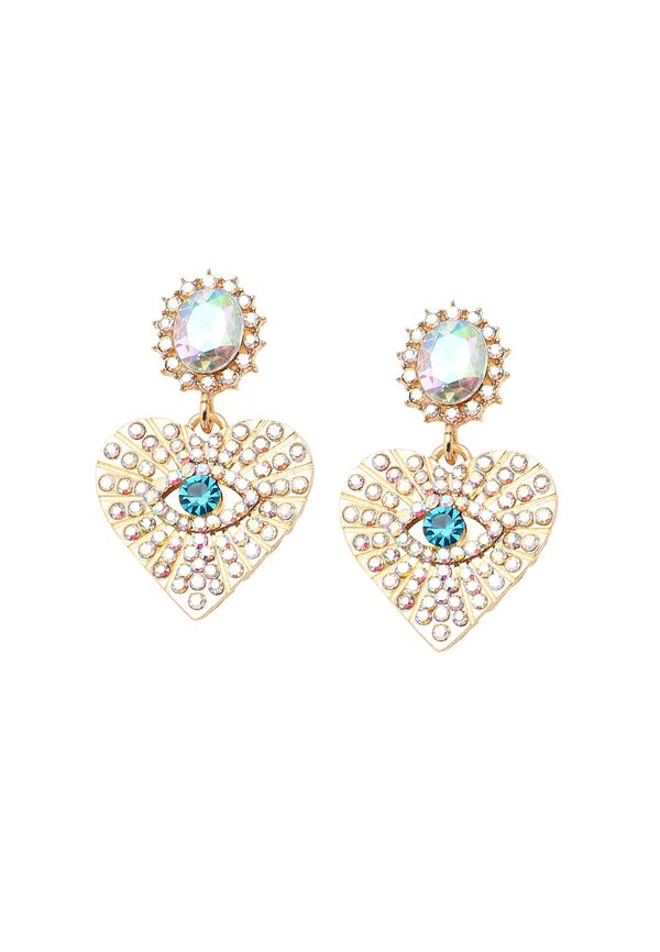 SOHI SOHI Naušnice 'Fanny'  plava / srebro