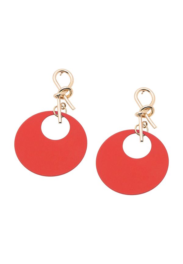 SOHI SOHI Naušnice 'Freda'  zlatna / crvena