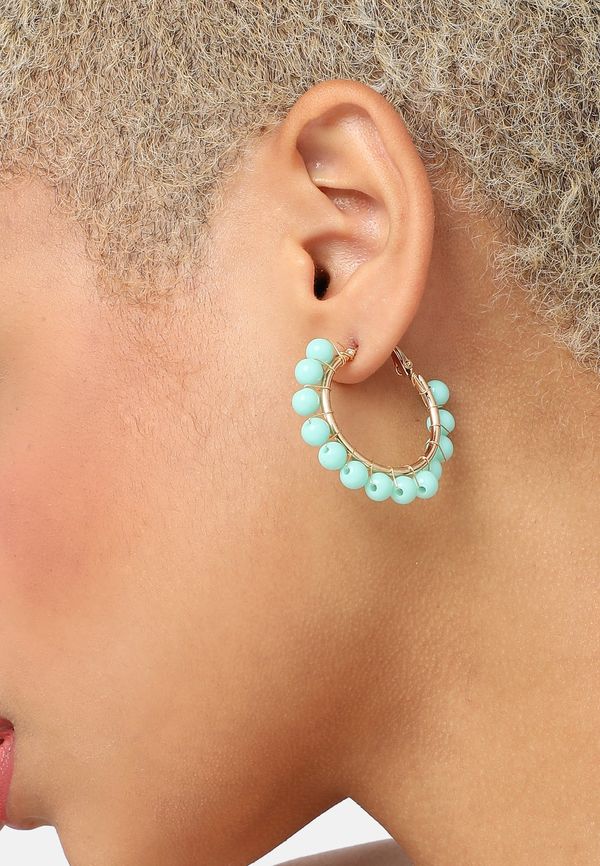 SOHI SOHI Naušnice 'Gabi'  plava / zlatna