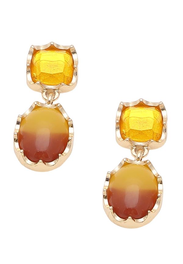 SOHI SOHI Naušnice 'Gianna Bc'  žuta