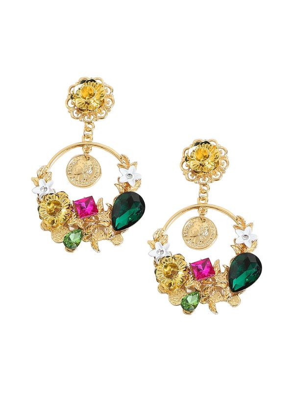 SOHI SOHI Naušnice 'Ginny'  zlatna / miks boja