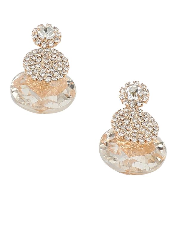 SOHI SOHI Naušnice 'Gulab'  bež / smeđa