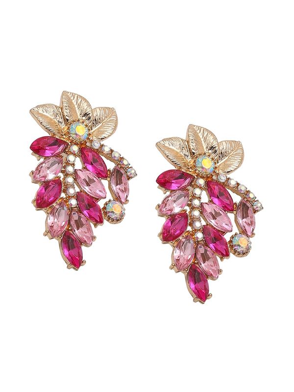 SOHI SOHI Naušnice ' Gyatri '  miks boja / roza