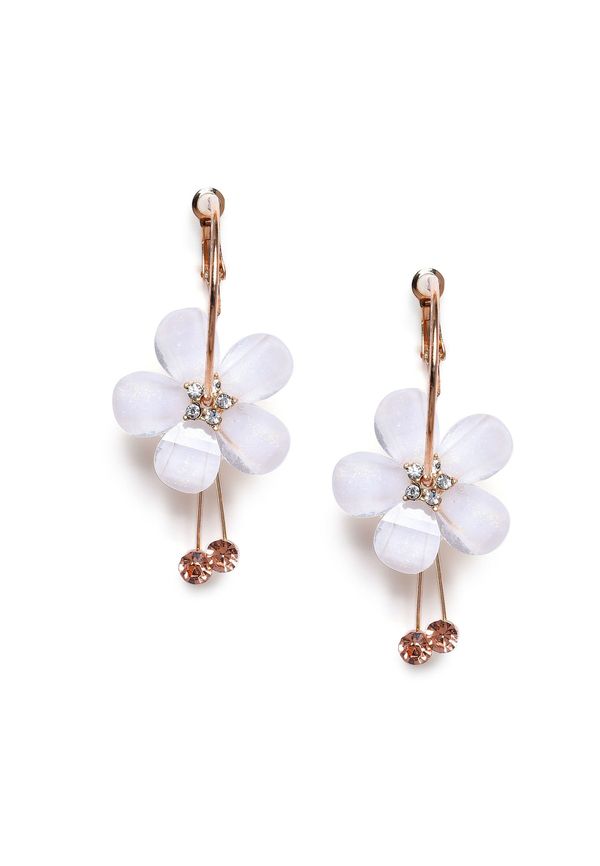 SOHI SOHI Naušnice 'June'  zlatna / bijela