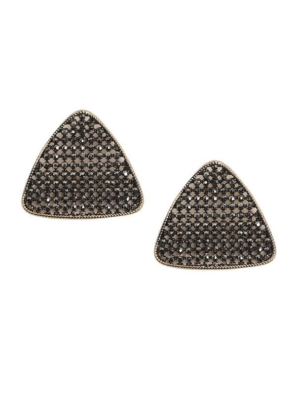 SOHI SOHI Naušnice 'Justice'  zlatna / crna