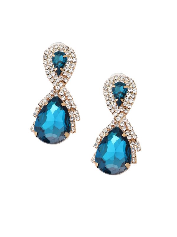 SOHI SOHI Naušnice 'Kittu'  plava / srebro