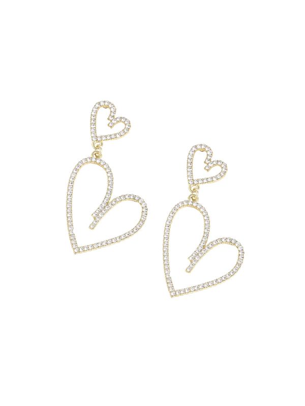 SOHI SOHI Naušnice 'Lahida'  zlatna / bijela