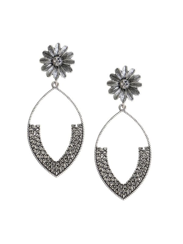 SOHI SOHI Naušnice ' Latonya '  srebro