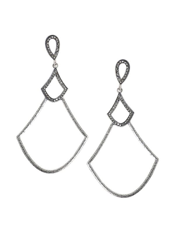 SOHI SOHI Naušnice ' Laverne '  srebro