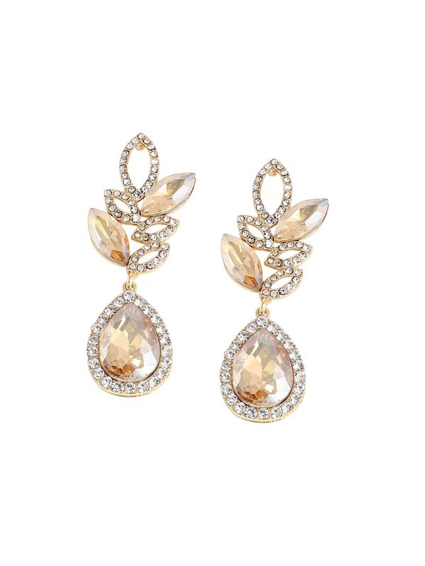 SOHI SOHI Naušnice 'Lekshita'  zlatna / narančasta / srebro