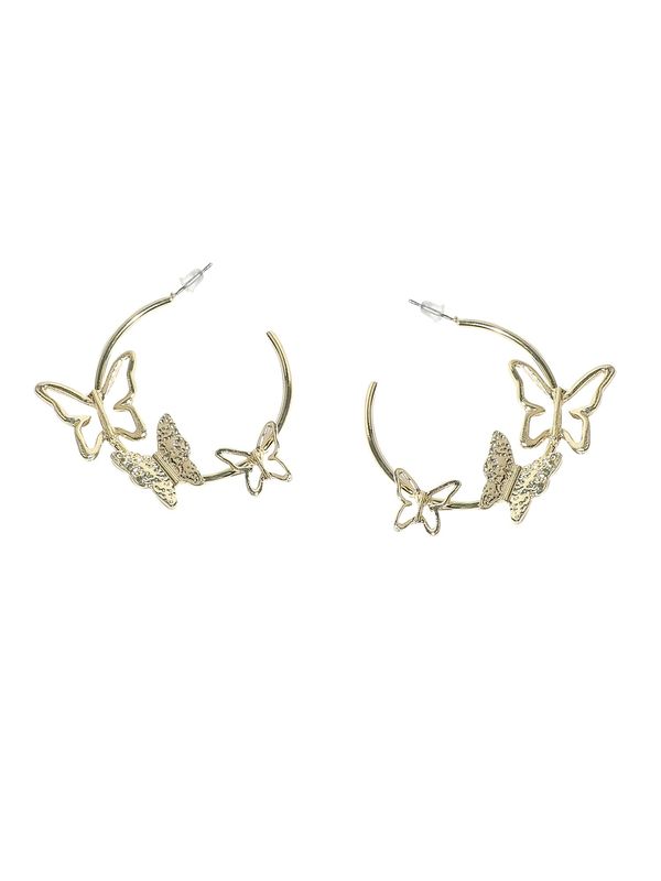 SOHI SOHI Naušnice ' Linnet '  zlatna