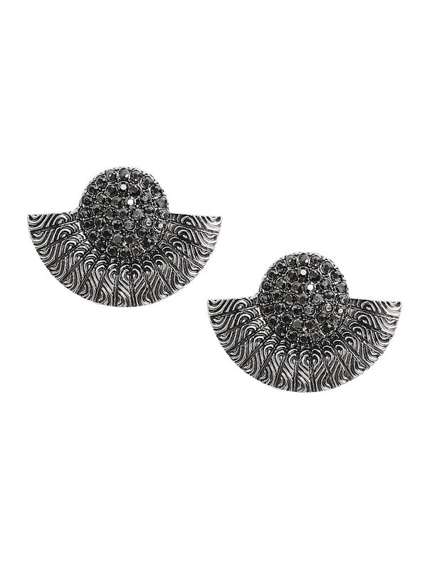 SOHI SOHI Naušnice 'Mehnaz'  crna