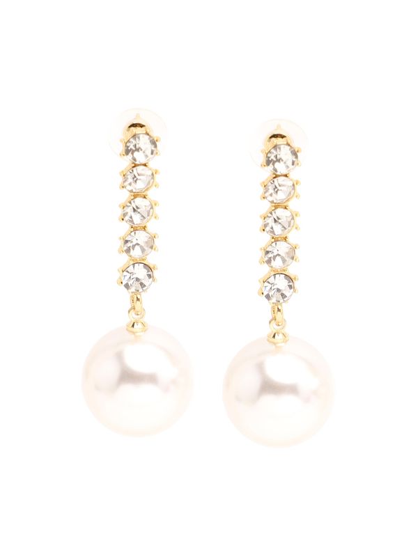 SOHI SOHI Naušnice 'Muskan'  zlatna / bijela