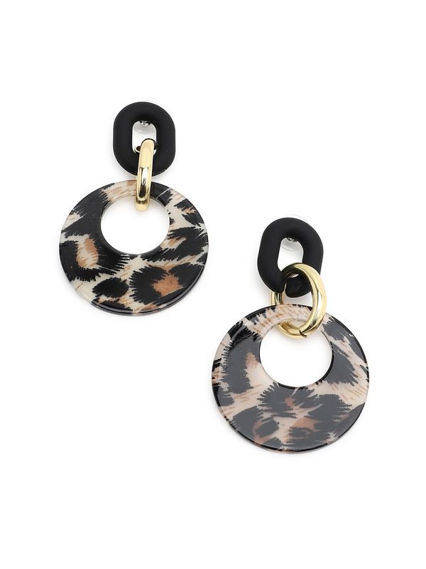 SOHI SOHI Naušnice 'Naima'  bež / crna