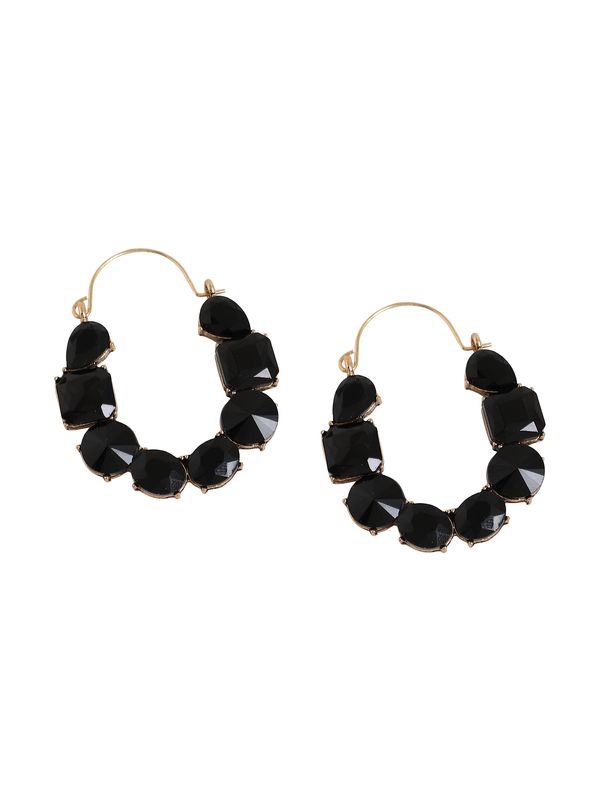 SOHI SOHI Naušnice ' Nenshi '  zlatna / crna