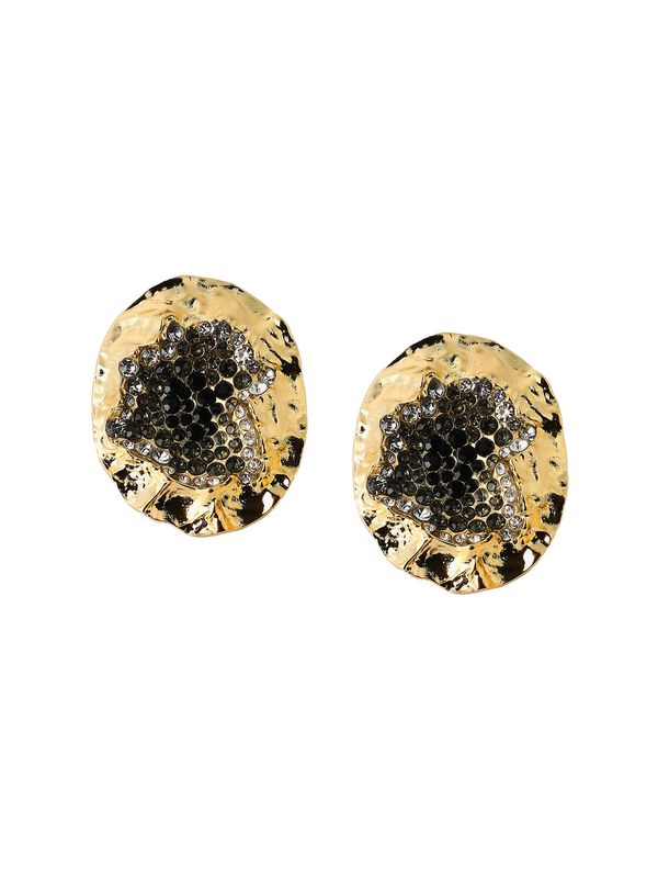 SOHI SOHI Naušnice ' Piroj '  zlatna / crna