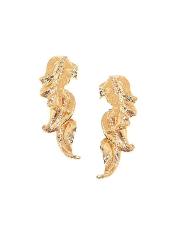 SOHI SOHI Naušnice 'Priyal'  zlatna / prozirna