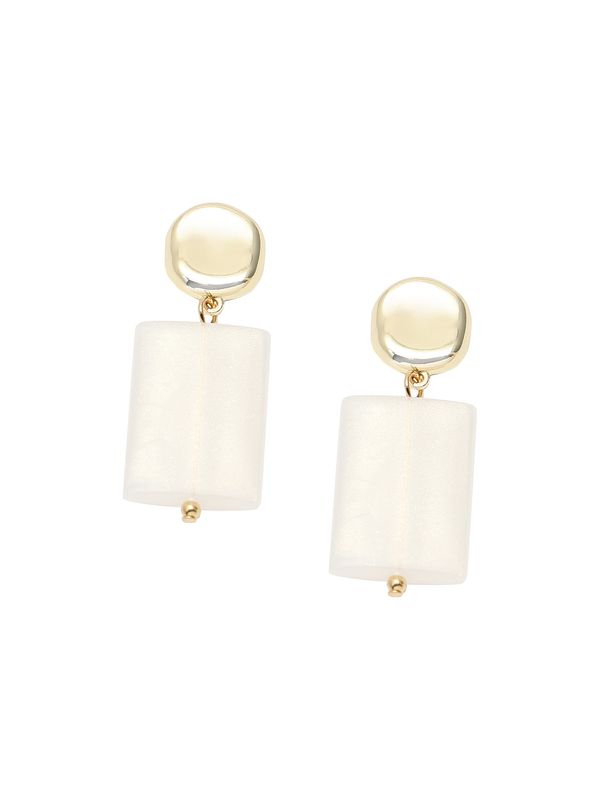 SOHI SOHI Naušnice 'Ravina'  zlatna / bijela