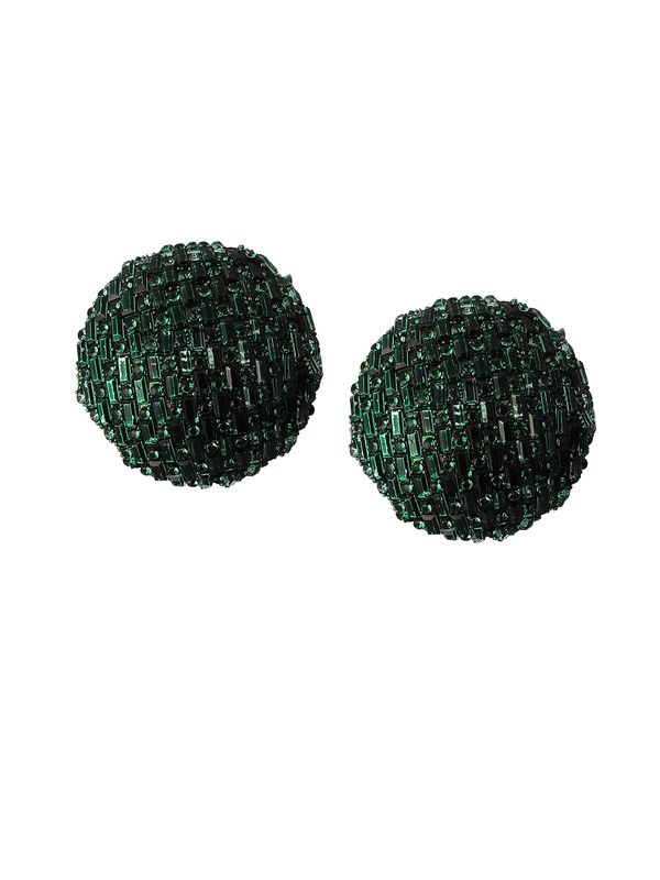 SOHI SOHI Naušnice 'Rinka'  kraljevski zelena