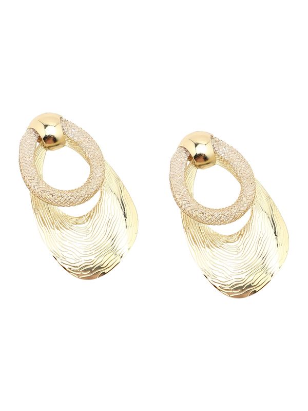 SOHI SOHI Naušnice ' Saveta '  zlatna