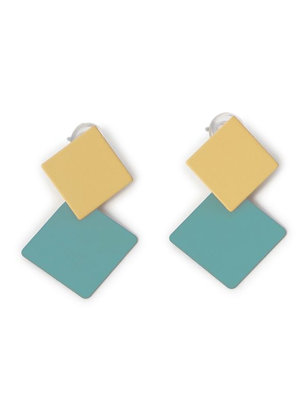 SOHI SOHI Naušnice ' Sayja '  plava / žuta