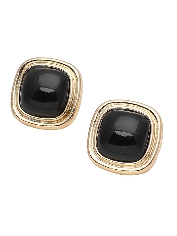 SOHI SOHI Naušnice 'Shela'  zlatna / crna