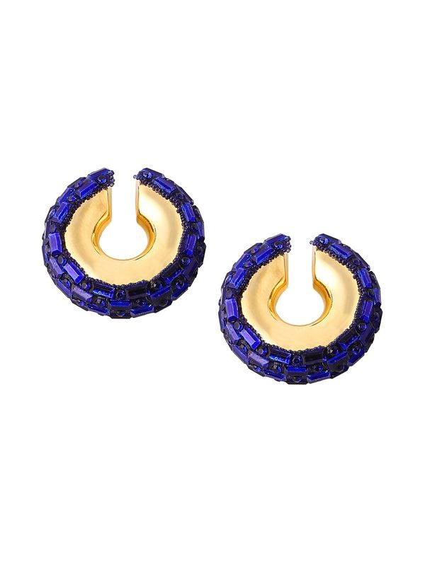 SOHI SOHI Naušnice ' Sonyi '  plava / zlatna