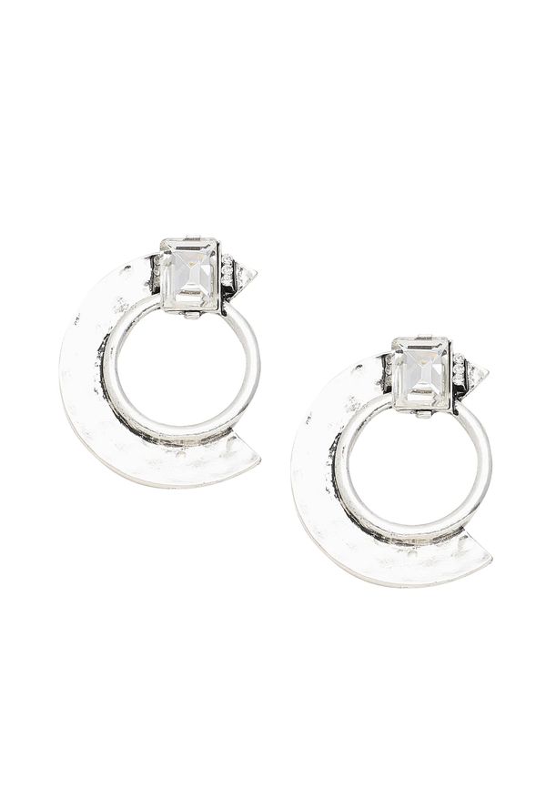 SOHI SOHI Naušnice  srebro / prozirna