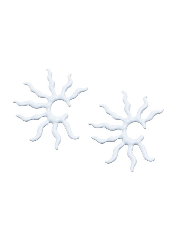 SOHI SOHI Naušnice 'Sudama'  bijela