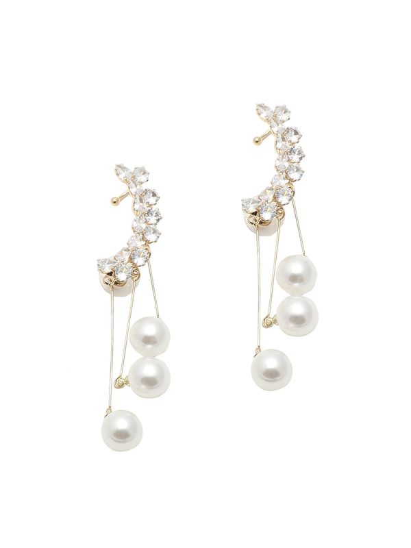 SOHI SOHI Naušnice 'Umiya'  bijela