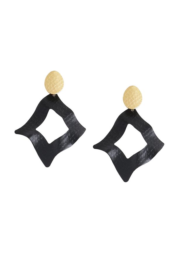 SOHI SOHI Naušnice  zlatna / crna