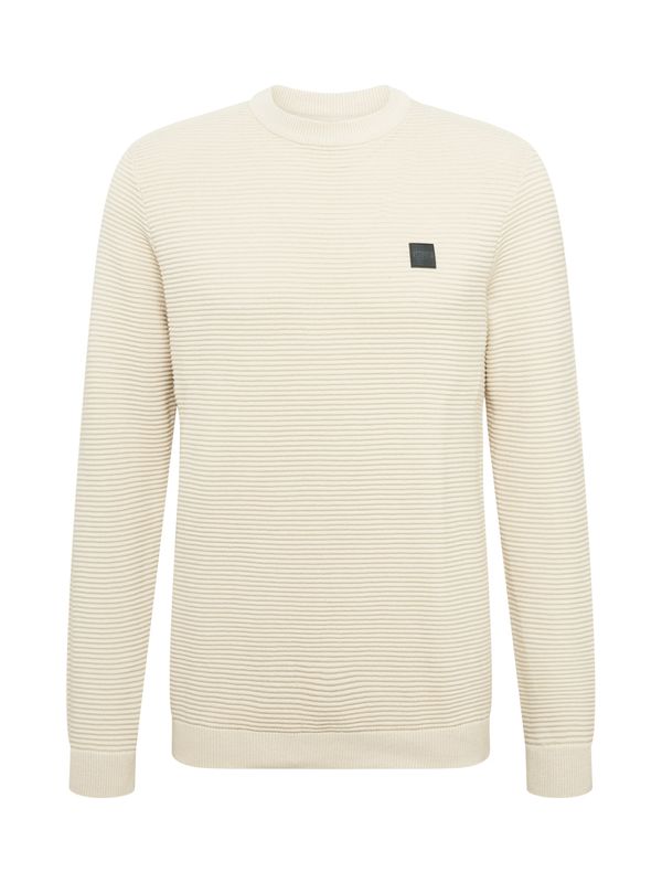 !Solid !Solid Pulover 'Valencia'  crna / bijela