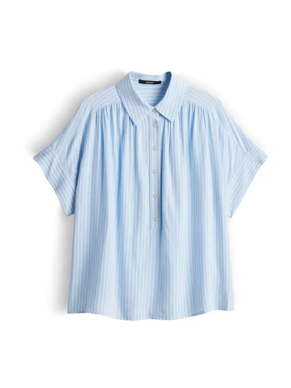 Someday Someday Bluza 'Zafine'  pastelno plava / bijela