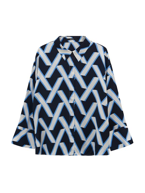 Someday Someday Bluza 'Zitano'  plava / crna / bijela