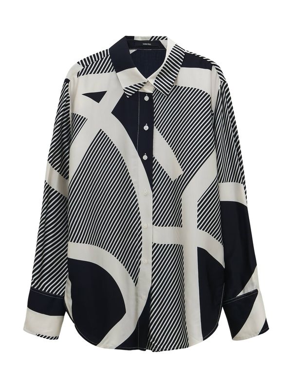 Someday Someday Bluza 'Zouna'  morsko plava / bijela