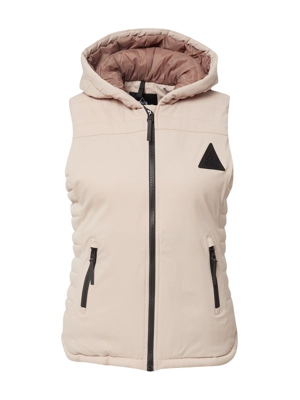 SOS SOS Prsluk  taupe siva / crna