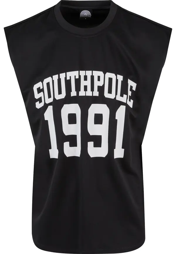 SOUTHPOLE SOUTHPOLE Majica  crna / bijela