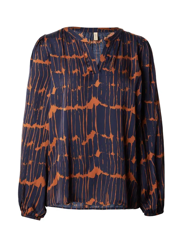 Soyaconcept Soyaconcept Bluza 'ARLETTE 1'  mornarsko plava / konjak