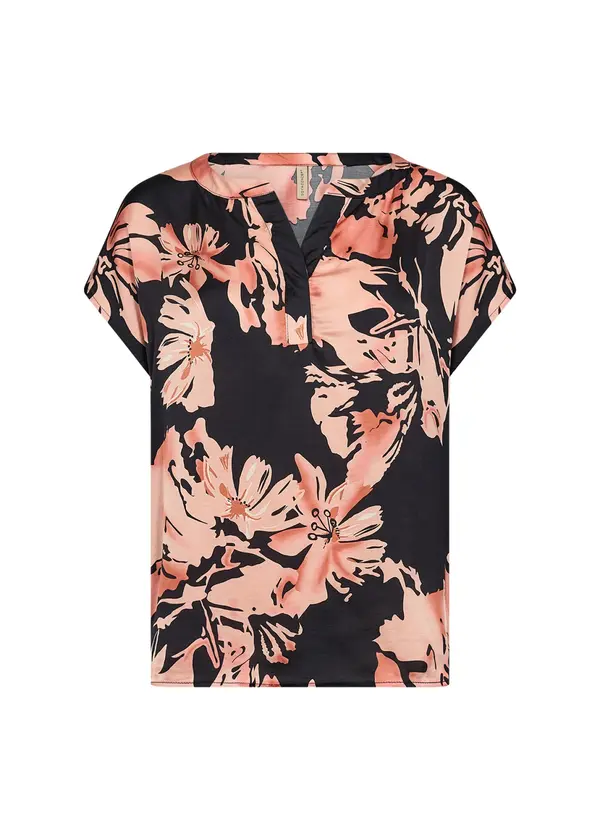 Soyaconcept Soyaconcept Bluza 'PEACH 1'  breskva / roza / crna