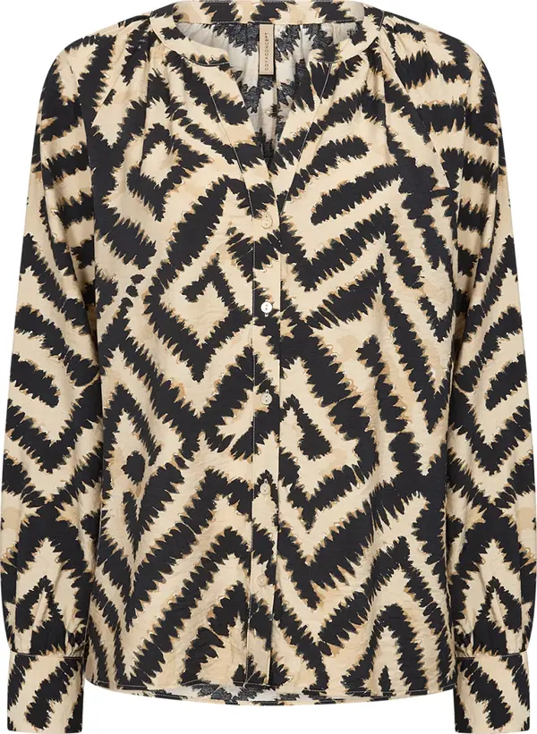 Soyaconcept Soyaconcept Bluza 'Pixi'  pijesak / konjak / crna