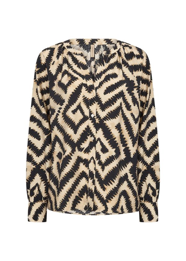 Soyaconcept Soyaconcept Bluza 'PIXI'  pijesak / konjak / crna