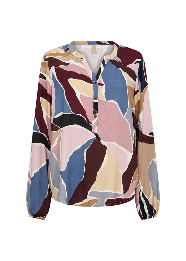 Soyaconcept Soyaconcept Bluza  plava / roza / boja vina / crna