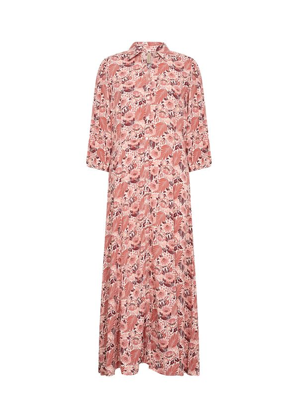 Soyaconcept Soyaconcept Košulja haljina 'PEARL 3'  marelica / roza / tamno crvena / prljavo bijela