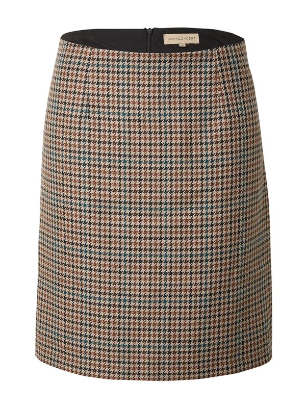 Soyaconcept Soyaconcept Suknja 'SC-TATYANE 1'  bež / smeđa / petrol / crna