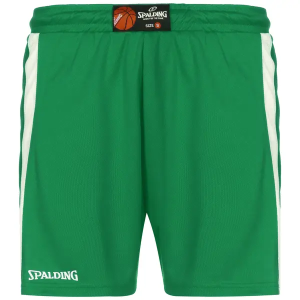 SPALDING SPALDING Sportske hlače 'Jam'  žad / bijela