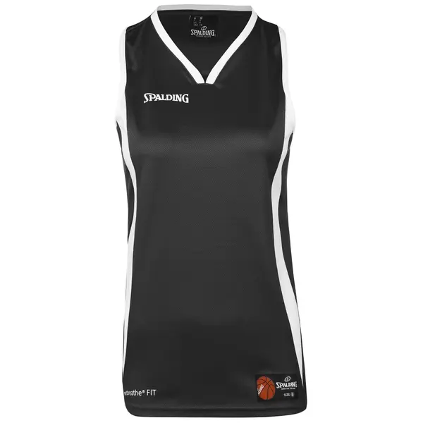 SPALDING SPALDING Sportski top 'Jam'  crna / bijela