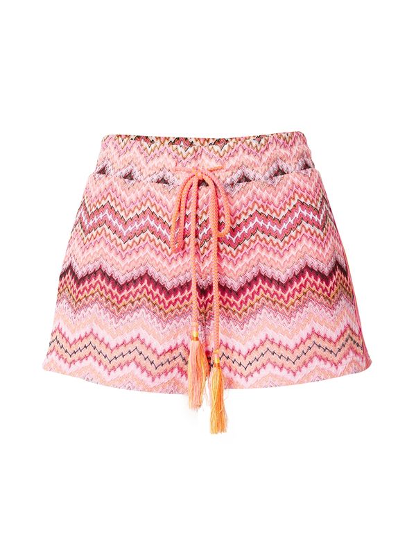 Sportalm Kitzbühel Sportalm Kitzbühel Hlače 'Trimmer'  breskva / pastelno roza / tamno roza / crna