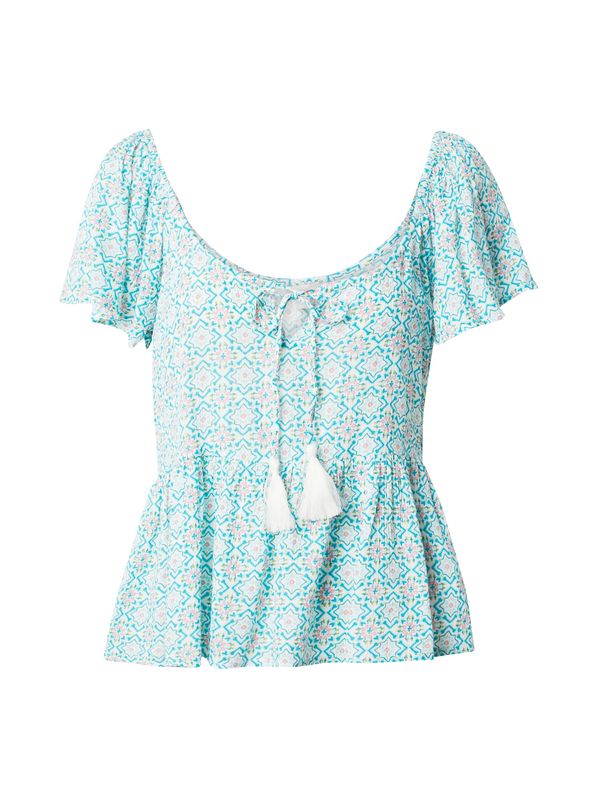 Springfield Springfield Bluza  azur / zelena / prljavo roza / bijela