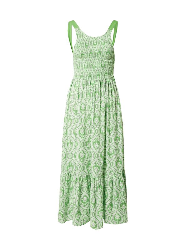 Springfield Springfield Haljina  svijetlozelena / bijela