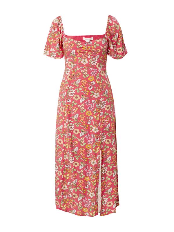 Springfield Springfield Ljetna haljina  pastelno zelena / svijetlonarančasta / roza / pastelno crvena